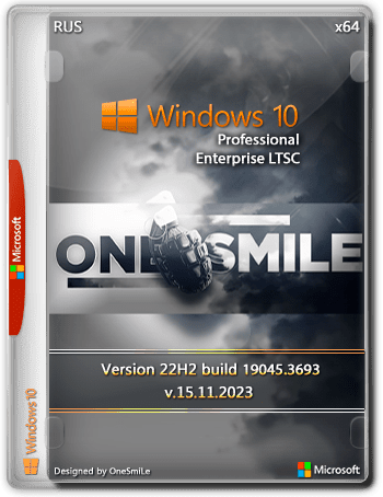 Windows 10 x64 by OneSmiLe 19045.3693 (2023) Русский