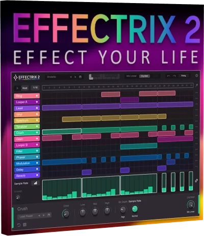 Sugar Bytes - Effectrix 2 v2.0.3 Standalone, VST, VST 3, AAX (x64) RePack by TCD [En]