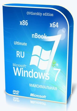 Microsoft® Windows® 7 Ultimate Ru x86/x64 nBook IE11 by OVGorskiy 06.2022 1DVD